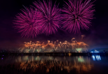 来文昌,看一场落在海上的烟花秀-人在文昌