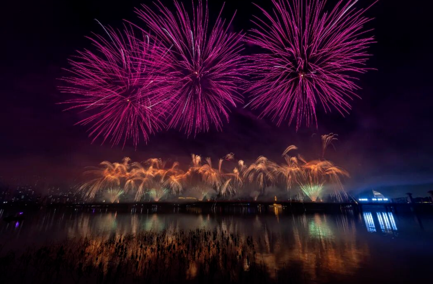 文昌海上烟花秀